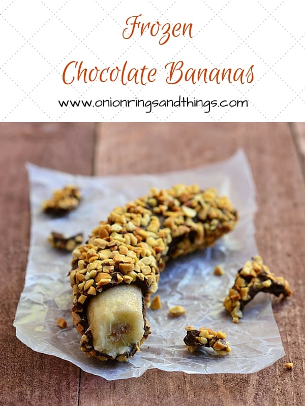 Dipped in melted chocolate and rolled in crunchy peanuts, these frozen chocolate bananas make a delicious yet nutritious sweet treat
