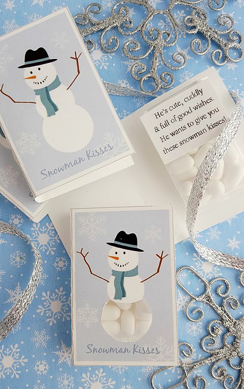 DIY Snowman Kisses (plus FREE Printable)