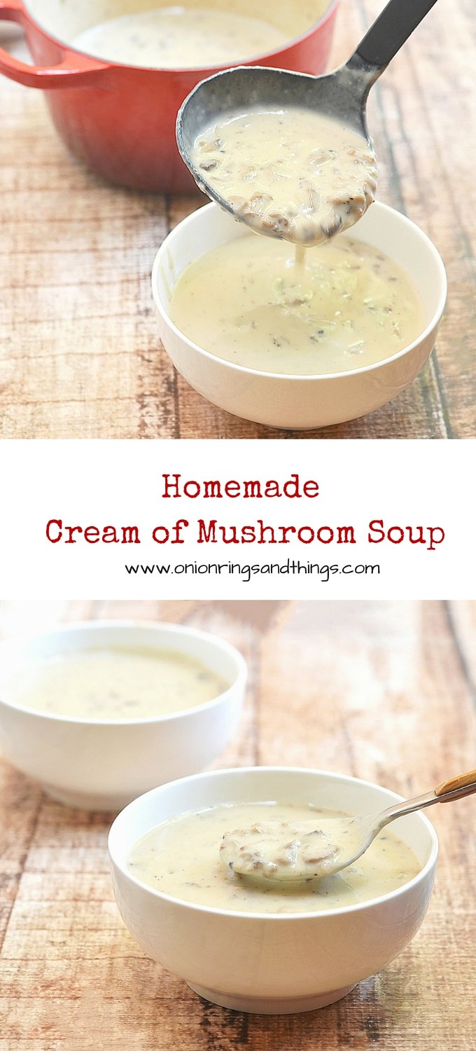 Homemade Cream of Mushroom Soup