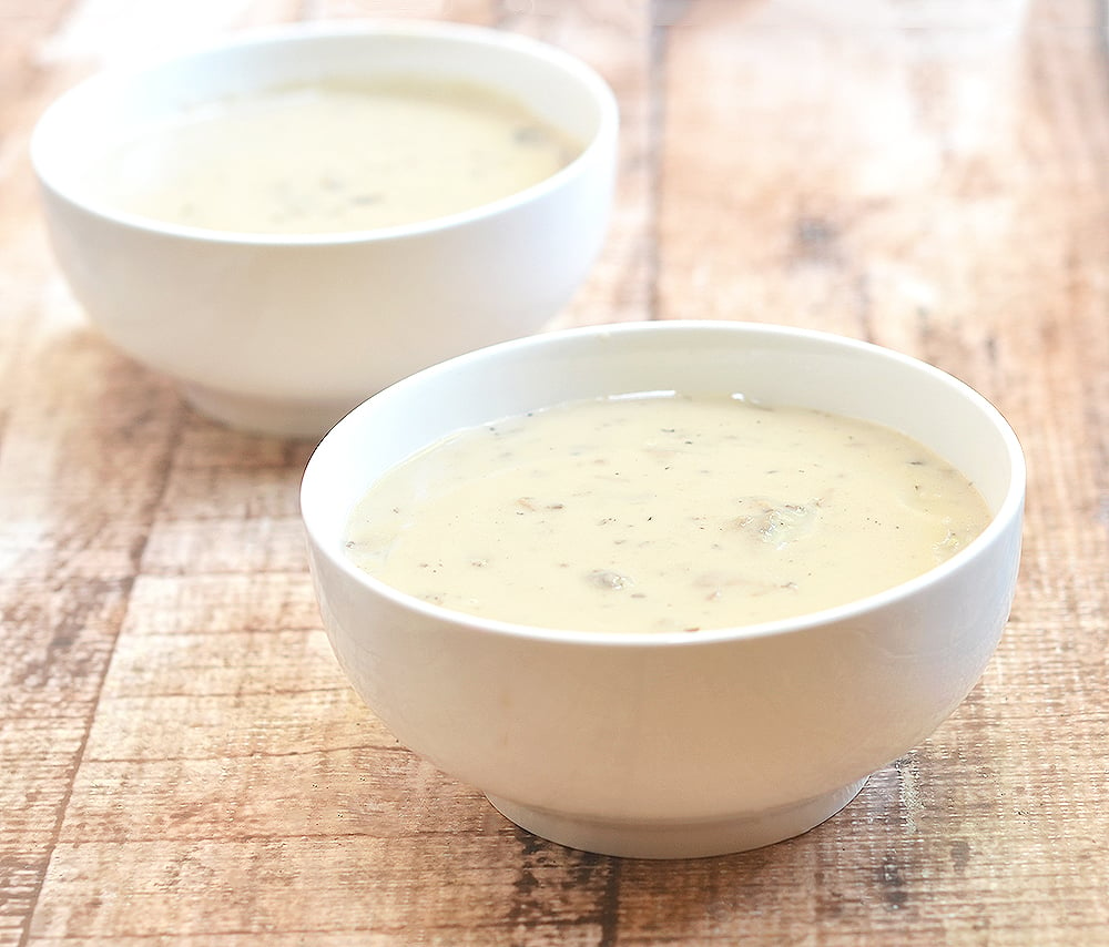 Homemade Cream of Mushroom Soup