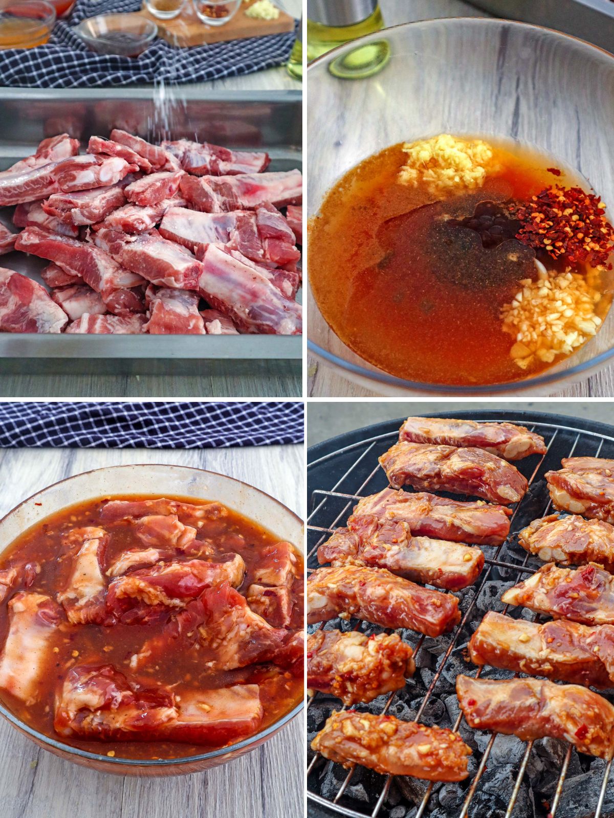 cooking Asian-style ribs
