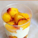 Grilled Peaches and Cream with delicious layers of juicy peaches, balsamic glaze, and sweetened cream is a quick and easy summertime treat you'll love!
