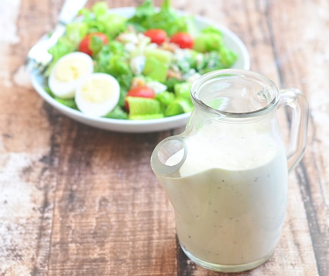 Homemade Blue Cheese Dressing is the best thing you'll ever put on your salad! It's easy to make and fresher, cheaper and better than store-bought!