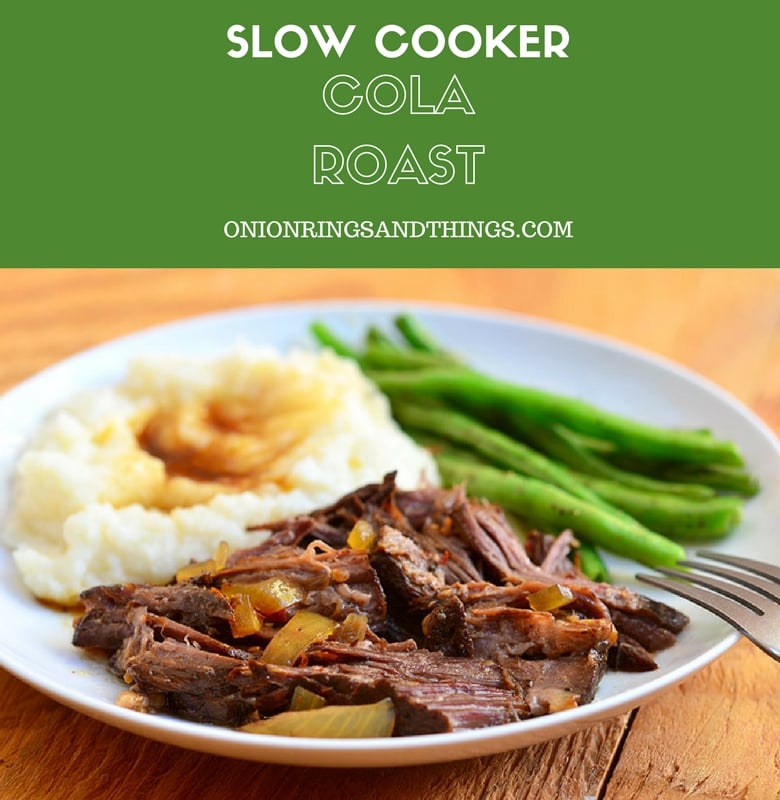 Slow Cooker Cola Roast with sweet, spicy flavors and moist, tender meat. Cooked in the crockpot, it's a hands-off meal for easy weeknight dinners.