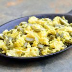 Nopales con huevos is a classic Mexican dish made with prickly pear cactus and scrambled eggs. Packed with protein and amazing nutrients, it's a nutritious and delicious breakfast you'll love waking up to!