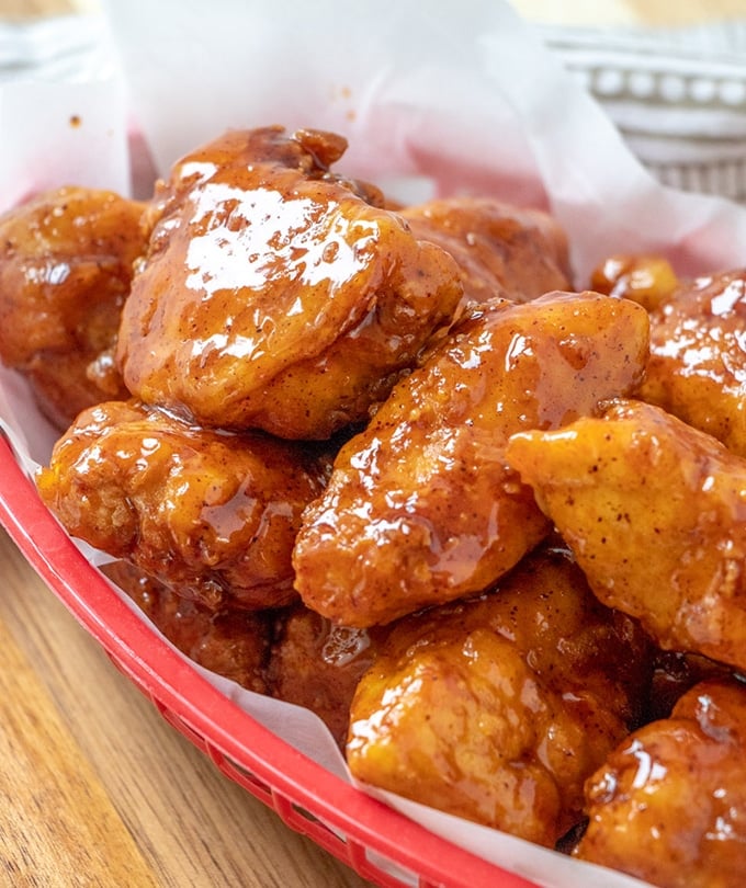 Honey Chipotle Boneless Wings - Onion Rings & Things