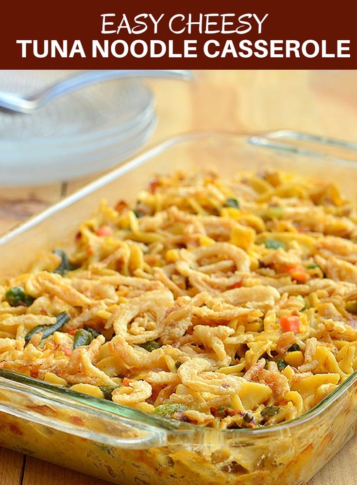 Easy-Cheesy Tuna Noodle Casserole