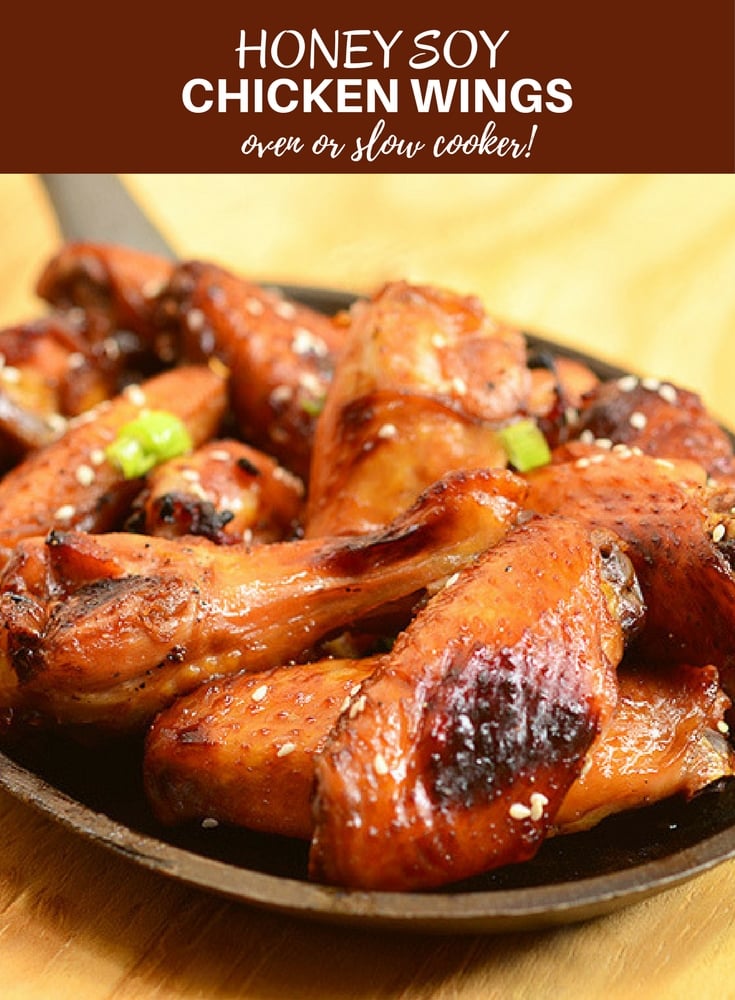 Honey Soy Chicken Wings are so easy to make and perfect for game day. Marinated in soy sauce, honey, orange juice, and garlic mixture, they're sticky, sweet, savory and finger-licking, lip-smacking delicious!