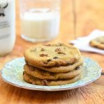 Caramel Pecan Chocolate Chip Cookies are crisp, buttery and deliciously gooey with soft, caramel centers. Bake a big batch, these are sure to be everyone's favorite treat!
