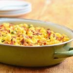Spinach-Bacon Macaroni and Cheese is a grown-up take on a classic childhood favorite. Loaded with crisp bacon and spinach, it's hearty, delicious, and the ultimate comfort food!