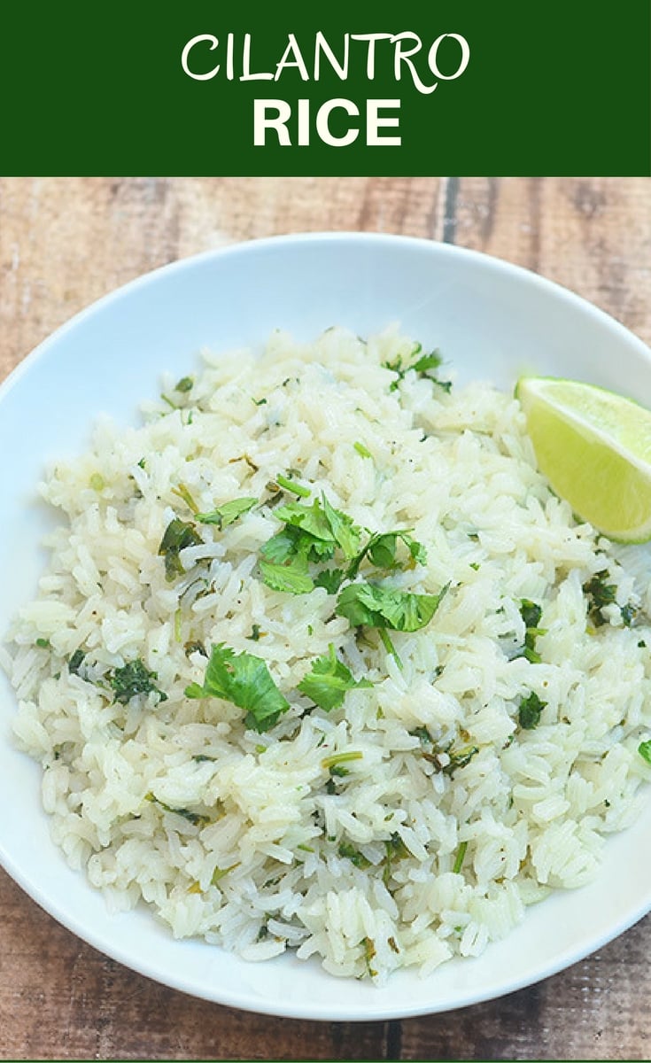 Cilantro Rice jazzed up with lime juice, lime zest and chopped cilantro for delicious, refreshing flavor. It's the perfect side for all your favorite Mexican entrees!