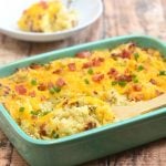 Crack potatoes are as addicting as they sound! Creamy, cheesy and chock full of crisp bacon, and ranch flavor, they're sure to be a dinner hit!