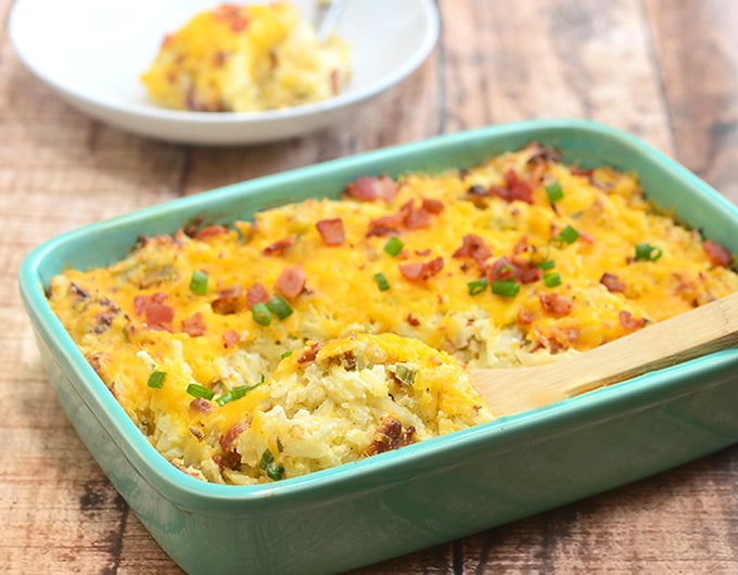 Crack potatoes are as addicting as they sound! Creamy, cheesy and chock full of crisp bacon, and ranch flavor, they're sure to be a dinner hit!