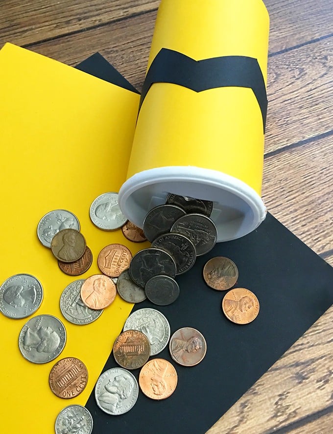 DIY Charlie Brown Coin Bank