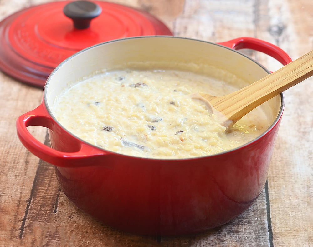 Mexican Rice Pudding or Arroz con Leche is rich, creamy and gluten-free. Delicious as dessert and as an anytime snack!