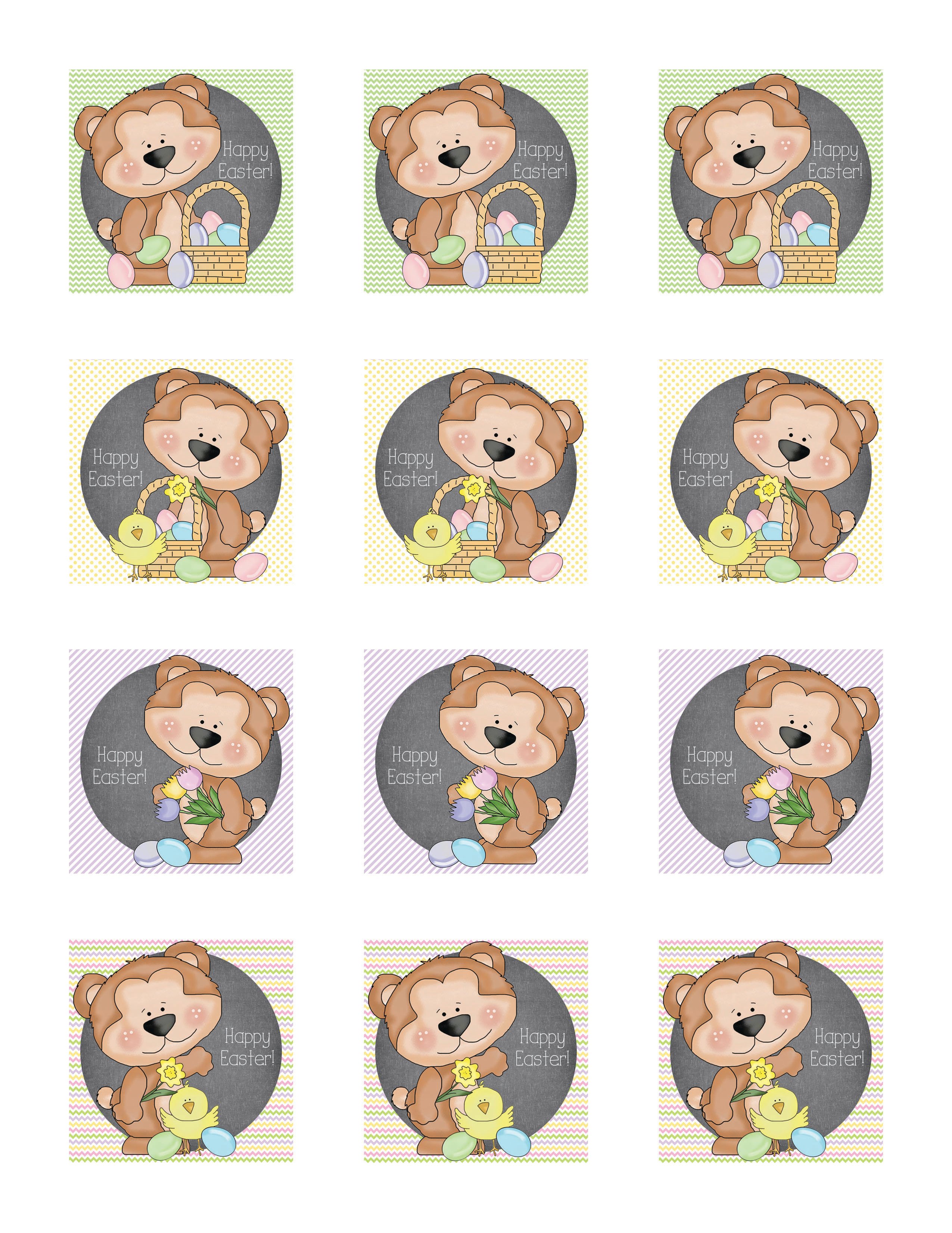 Toppers, Labels or Stickers for Free Print.