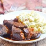 Slow Cooker BBQ Country Style Ribs with homemade BBQ sauce cooked to perfection in the crockpot. They're melt-in-your-mouth tender and loaded with sweet and tangy flavors!