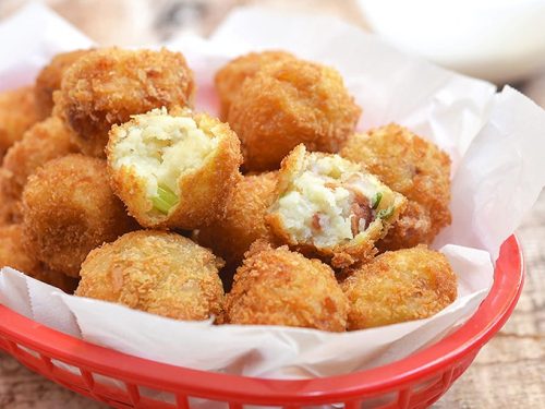 Loaded Mashed Potato Croquettes Onion Rings Things