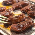 Oven-Baked Baby Back Ribs with Coffee Whiskey Barbecue Sauce