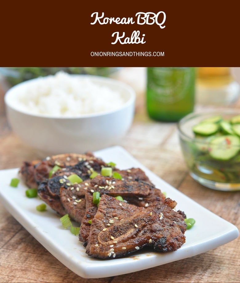Moist and flavorful, these Korean BBQ Kalbi are so easy to make and grill up in no time. They're so addicting, it will be hard to eat just one! Msg 4 21+ #ad