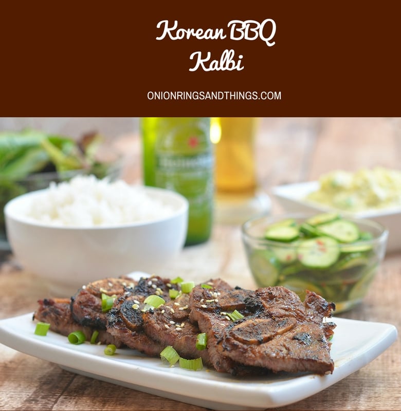 Moist and flavorful, these Korean BBQ Kalbi are so easy to make and grill up in no time. They're so addicting, it will be hard to eat just one! Msg 4 21+ #ad