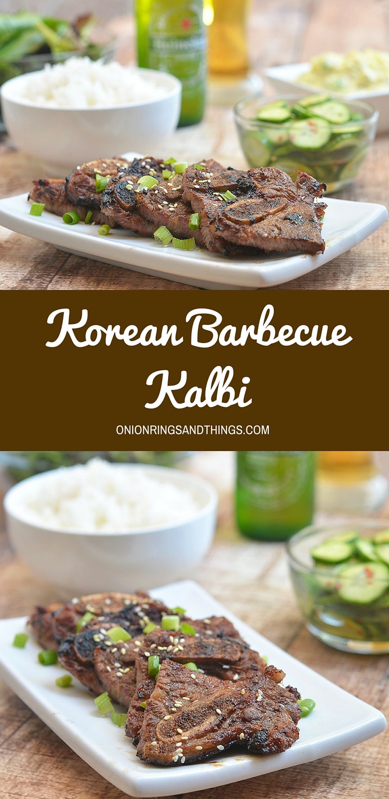 Moist and flavorful, these Korean BBQ Kalbi are so easy to make and grill up in no time. They're so addicting, it will be hard to eat just one! Msg 4 21+ #ad