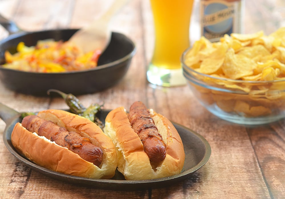 Bacon-Wrapped Hot Dogs (BLT-Style) - No Spoon Necessary