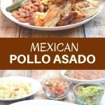 Pollo Asado is marinated in citrus juices and a special blend of spices and then grilled to perfection. It's delicious fresh off the grill with your favorite sides and leftovers are amazing in tacos, burritos or quesadillas!