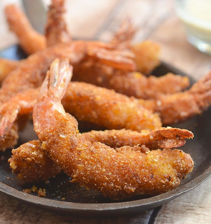 Crispy Cereal-Crusted Shrimps