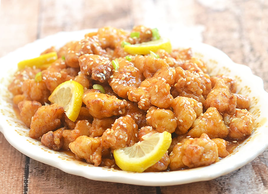 This baked honey lemon chicken is a healthy take on a classic dish. 