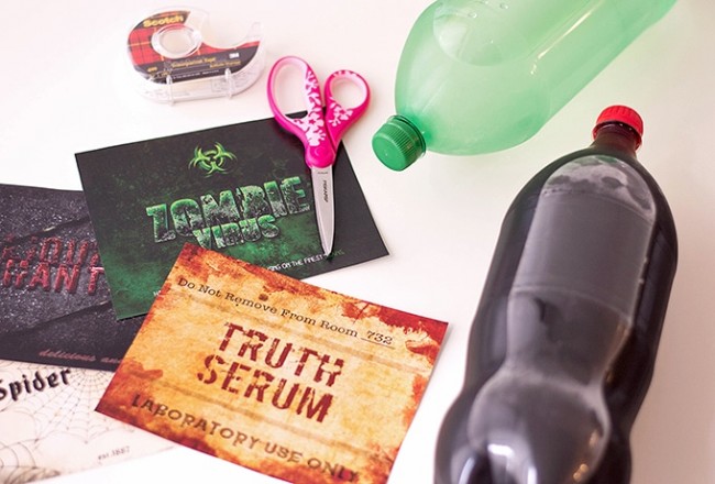 Halloween Soda Labels FREE Printables - Onion Rings &amp; Things