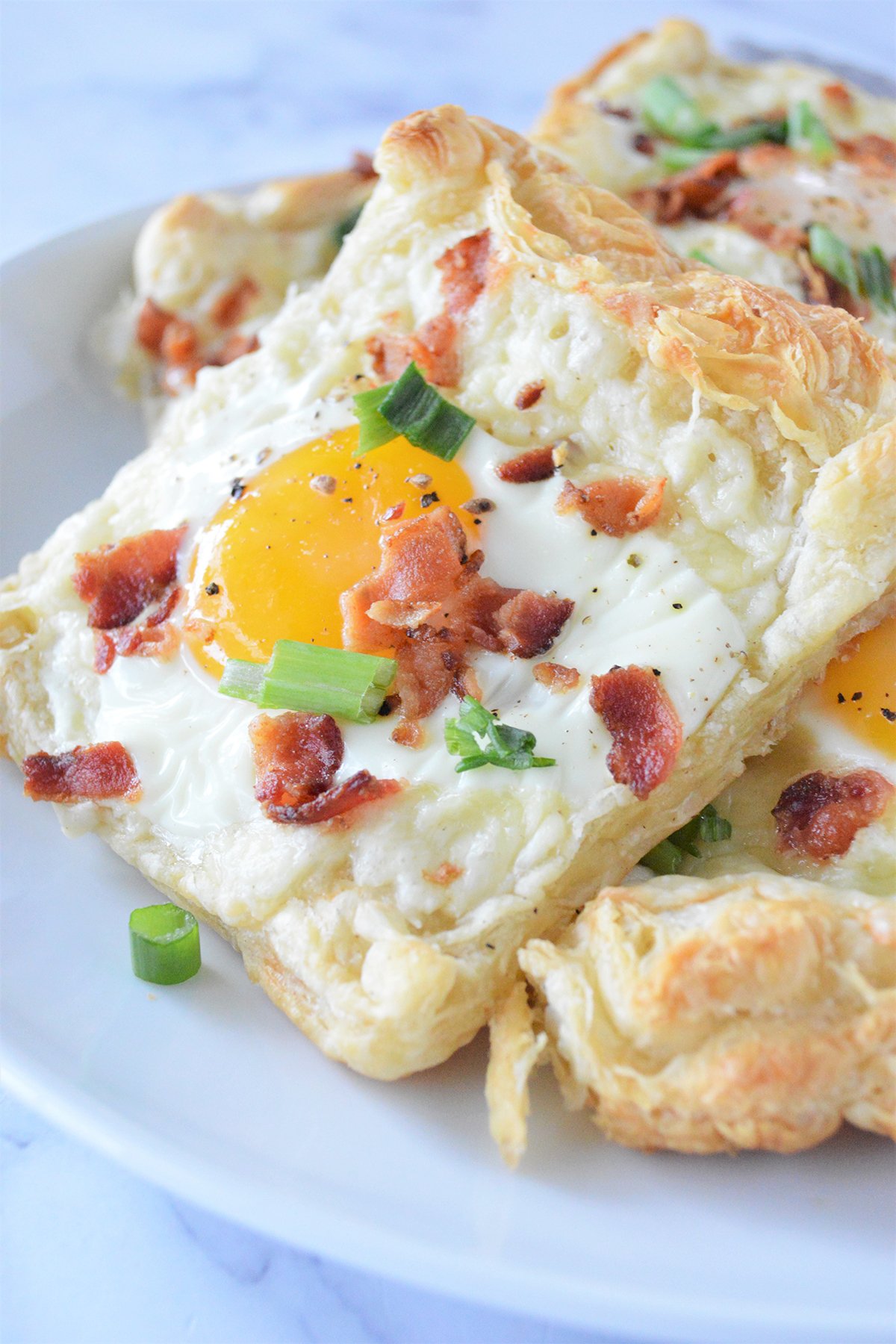 breakfast in bread on a plate