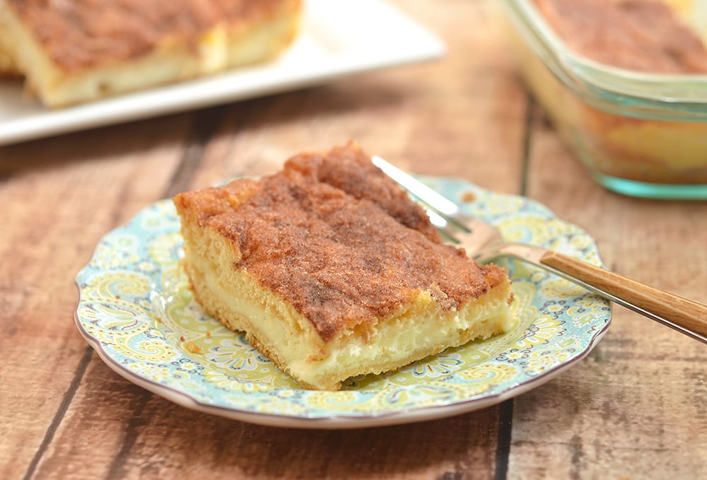 Make sure to double the batch of these sopapilla cheesecake bars, as your guests will be lining up for more!