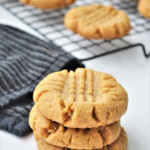 stack of Unbelievable Peanut Butter Cookies