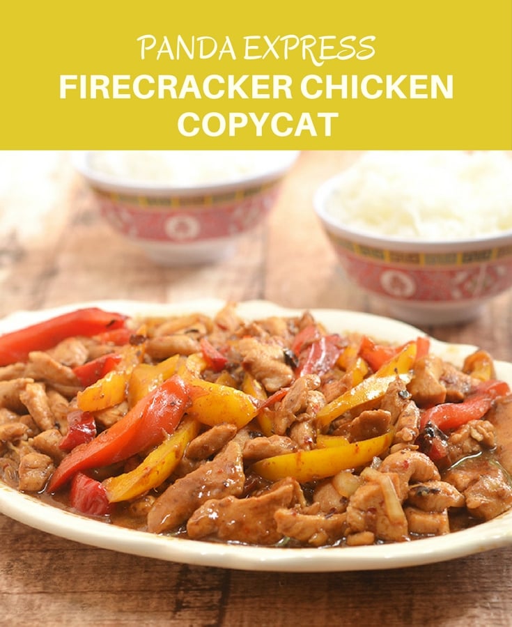 Panda Express Firecracker Chicken Copycat with the big, bold flavors you love at a fraction of the cost. Quick and easy to make, flavorful and delicious as the original, there's no need for take-out!