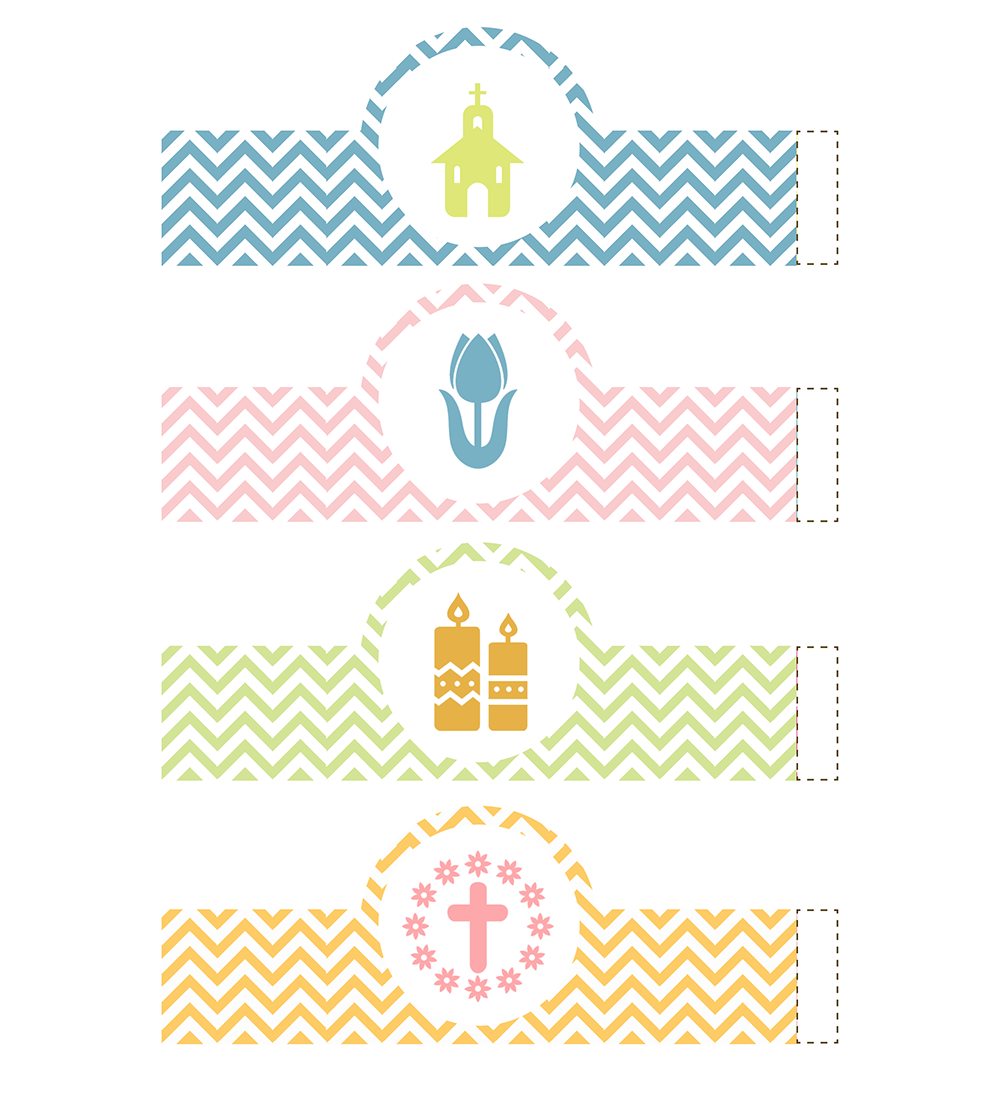 Easter Egg Wrapper printables are the perfect way to up your easter egg decorating game!