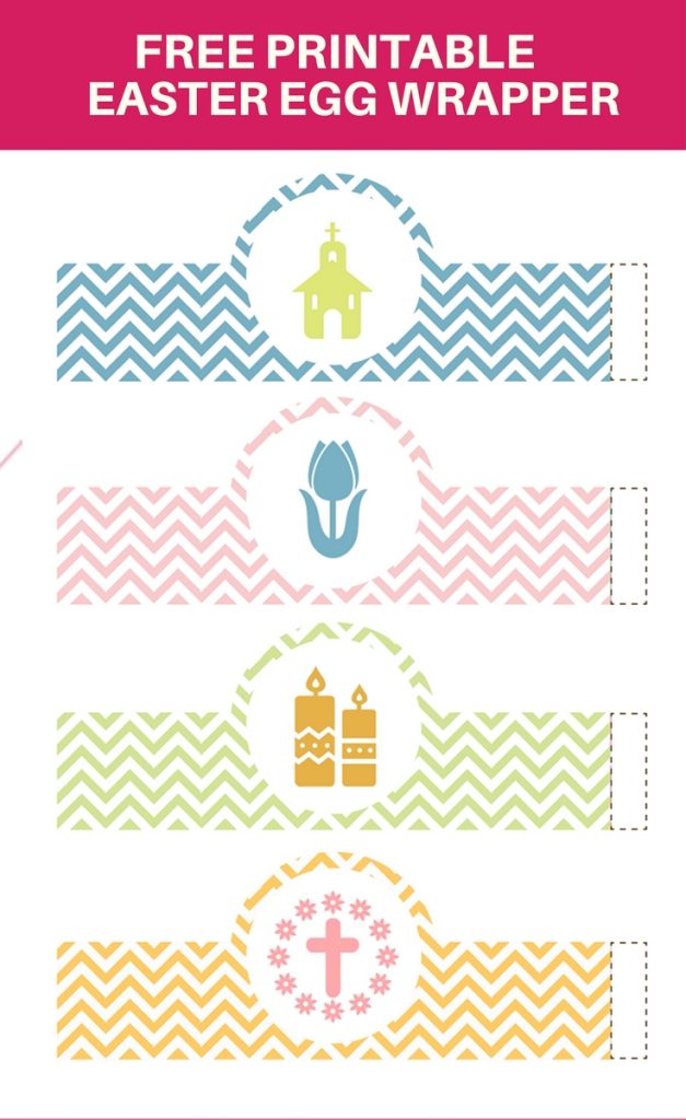 Easter Egg Wrapper Printables Onion Rings & Things