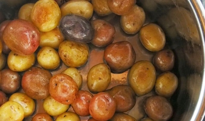 roasted potatoes in Instant Pot