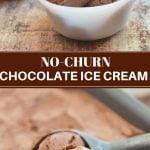 Homemade Chocolate ice cream