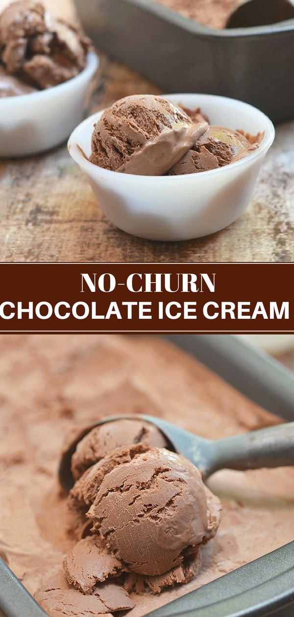 Homemade Chocolate ice cream