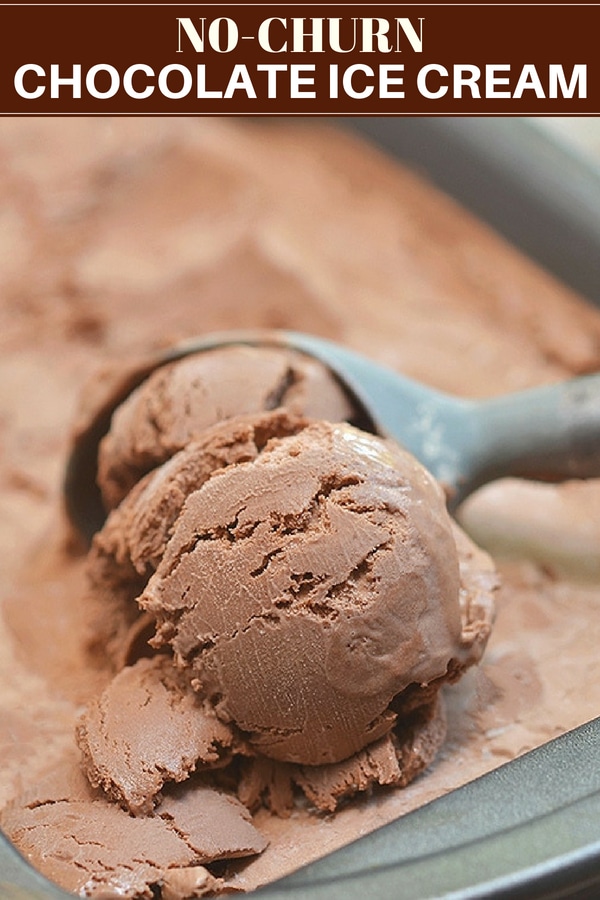 No-churn Chocolate Ice cream