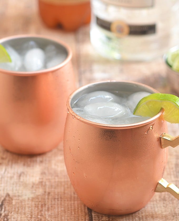 Classic Moscow Mule made with vodka, ginger beer, and lime juice. Tart and refreshing, it's a fun cocktail perfect for all seasons!