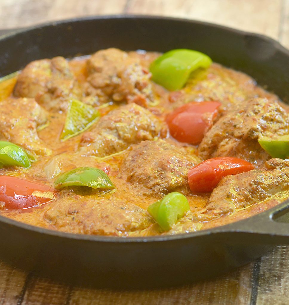 Creamy Chicken in a Tomato Sour Cream Sauce Onion Rings & Things