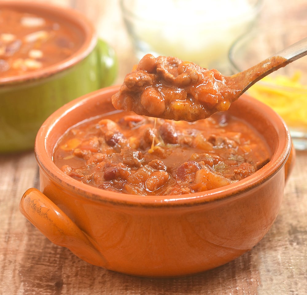 You'll love every spoonful of this delicious cowboy chili. 