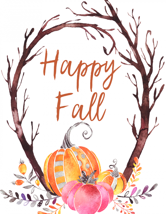 Fall Decor FREE Printables - Onion Rings & Things