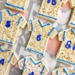 Sports Jersey Rice Krispies Treats are the perfect dessert or snack for a game day party. They're as much fun to make as they are to eat!