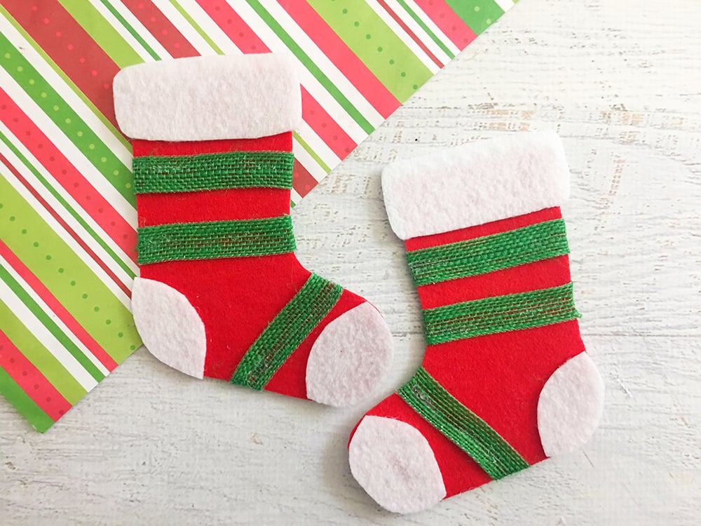 Felt Stocking Christmas Ornaments are an adorable addition to any holiday decor. So easy and fun to make with simple crafts supplies