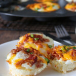 Eggs in a Nest on a white plate