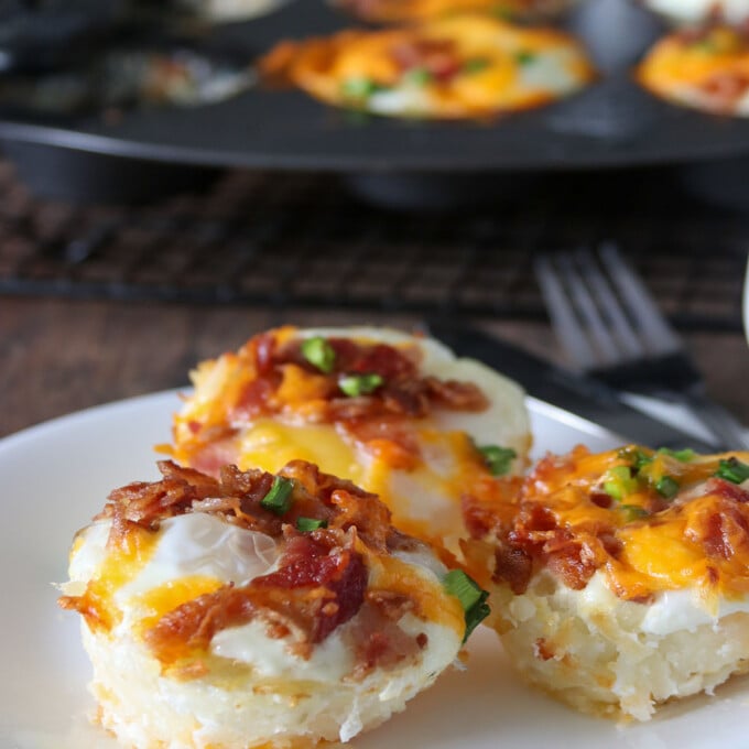 Eggs in a Nest on a white plate