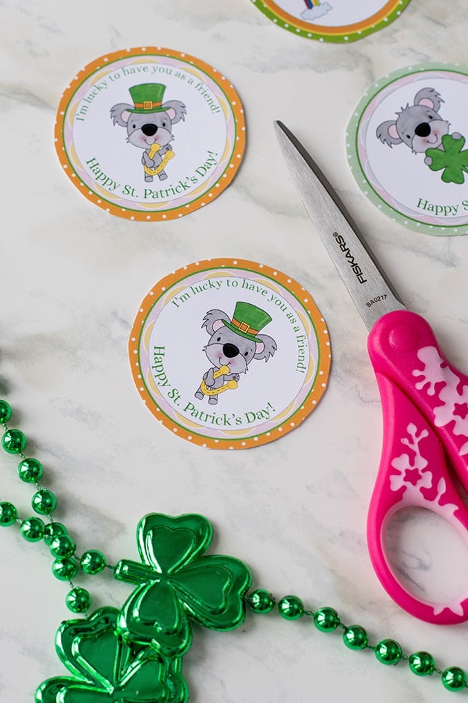 Adorable St. patrick's day cupcake toppers are a perfect addition to some celebratory cupcakes